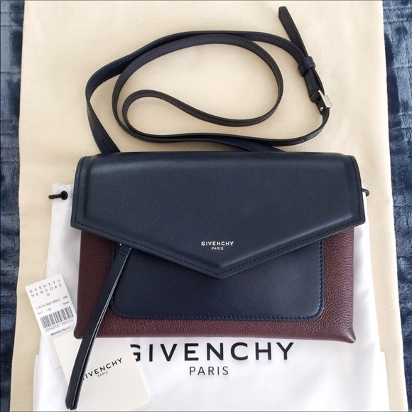 ❌SOLD❌NWT Givenchy Duetto Crossbody, Navy/Burgundy - Picture 8 of 8